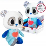 Lamaze Kojący Pluszowy Miś Panda z Pulsującym Serduszkiem Uspokajacz