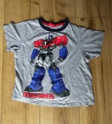 Szara koszulka t-shirt z Transformersem, r, 122-128 (6-7lat) Authentic