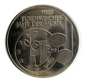 Niemcy RFN 5 marek 1985 Znak J - Europejski Rok Muzyki 