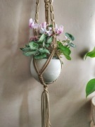 PROJEKTY INDYWIDUALNE Kwietnik Boho Makrama