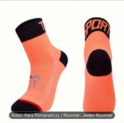 Skarpetki sportowe na rower, wchłaniające pot i oddychające - super wzór