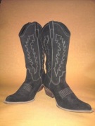 Nowe kowbojki kozaki 40 skórzane Dania Bon'a Parte