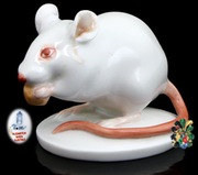 Augarten Wien figurka Mysz sygnow