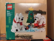 Nowe LEGO 40571 Okolicznościowe Zimowe niedźwiedzie polarne misie choinka