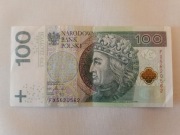 Banknot 100 zł emisja 2018 rok prawie RADAR FX5620562