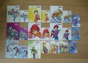 Zestaw karteczek do segregatora czarodziejki Witch papierowe i śliskie