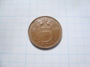 Holandia moneta 5 cent 1960 brąz stan