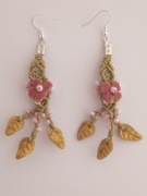 KOLCZYKI MAKRAMA FIMO RĘKODZIEŁO 