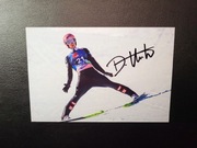 Daniel Huber autograf skoki narciarskie 