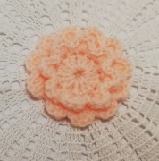 KWIATEK  3D łososiowy