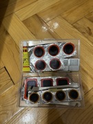 ŁATKI DO OPON DĘTKI GUMY ZESTAW NAPRAWCZY ROWEROWY DO PIŁEK +KLEJ