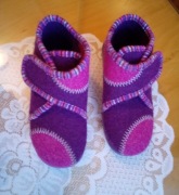 Buciki wełniane na rzepy, Rohde, rozm. 25