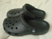 CROCS Chodaki Classic KULTOWE czarne klapki M7 W9 nowe