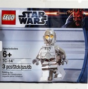 Lego minifigurka TC14 Chrome Star Wars