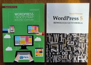 Zestaw książek o tematyce WordPress
