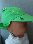 PRIMARK czapka z daszkiem osłona na kark 3-6 m