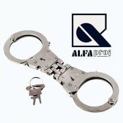 Kajdanki Policyjne Zawiasowe Czeskiej Policji ALFA-PROJ 9927