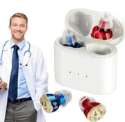 APARAT SŁUCHOWY 2szt Z ETUI ŁADUJĄCYM PROFESJONALNE DUŻA ZNIŻKA HIT CENOWY 