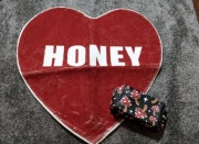 Dywan dzień dziecka serce kosmetyczka czerona