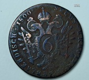 Moneta 6 krajcarów, kreuzer Austria 1800 rok 121