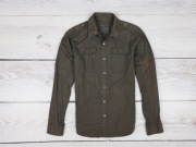 DIVERSE__MILITARNA KOSZULKA NA ZATRZASKI__PAGONY__BRĄZOWA__M-L