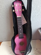 Ukulele sopranowe WHIZZ różowe+pokrowiec