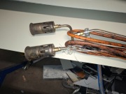 Palnik do papy 2 dysze kompletny z wężem