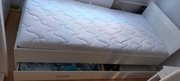 Łóżko 90x200 z szufladą i materacem