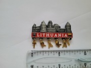 Magnes na lodówkę - 666f. TROKI Litwa z przywieszkami