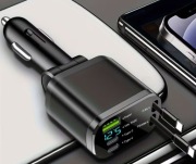 Ładowarka Samochodowa z 2 Kablami USB Type-C