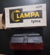 PRL- Oryginalna  lampa tylna/ cofania marki Wesem z lat 70-tych- FIAT 126P