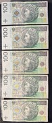 Banknoty 100 PLN YK 1994