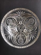 Przedwojenna kryształowa patera (owocarka)