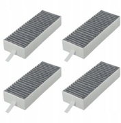 4 sztuki filtrów z węglem aktywnym do okapu Siemens Bosch