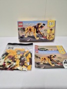 LEGO Creator 3 w 1 31112 Dziki lew