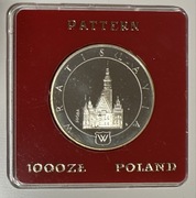 1000 zł 1987 srebro  próba 0,75 16,5 gram 