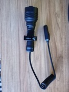 latarka taktyczna convoy C8+ , montaż, włącznik stały/ chwilowy