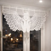 Firanka lambrekin anioł 130 x67cm 