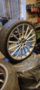 Alufelgi 20" 5x108 4 szt z oponami ZR20 245/30