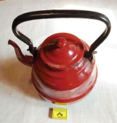 Czajnik, na kuchnię z fajerkami. Grill, ognisko, RETRO 