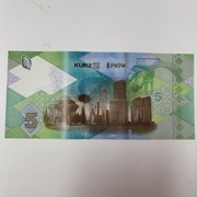 Banknot testowy PWPW Universal 5 Afryka