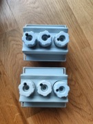 Gniazdo bezpiecznikowe porcelanowe + korek bezpieczniki 25A