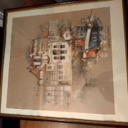 Piękny obraz hiszpański 1988r, wymiary 52x58