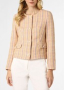 Marie Lund pastelowy kolorowy żakiet boucle marynarka perłowe guziki S 36