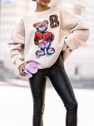 BLUZA DRESOWA OVERSIZE BASIC NOWOŚĆ WIOSNA 2026