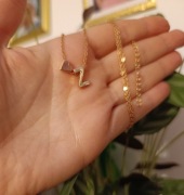 Nowy naszyjnik łańcuszek z literką Z