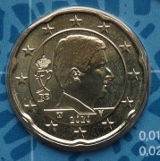 BELGIA  2020 20 CENTÓW UNC !!!!!!!!!!