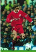 Steve McManaman - oryginalny autograf Liverpool Anglia 