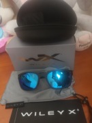 Nowe okulary Wiley X Helix - Captive Polaryzacja Blue Mirror NOWE