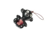 KOLEKCJONERSKA ZABAWKA - BRELOK PRL MURZYNKA - CZESZKA WINKY BLINKY ŁADNA